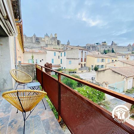 קרקסון Loft Cocon Climatise - Imprenable Vue Sur Le Chateau Comtal מראה חיצוני תמונה