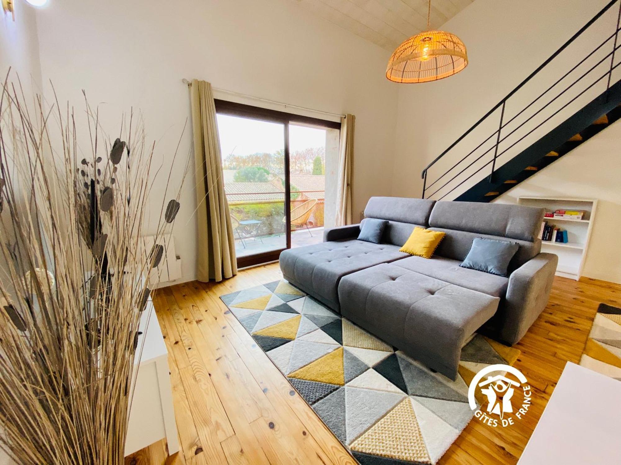 קרקסון Loft Cocon Climatise - Imprenable Vue Sur Le Chateau Comtal מראה חיצוני תמונה
